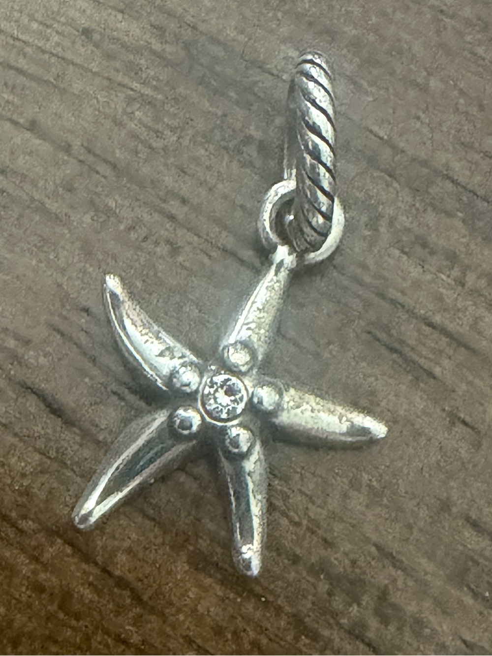 Brighton Jewelry STARFISH Charm Pendant RETIRED Collectors Scroll Design